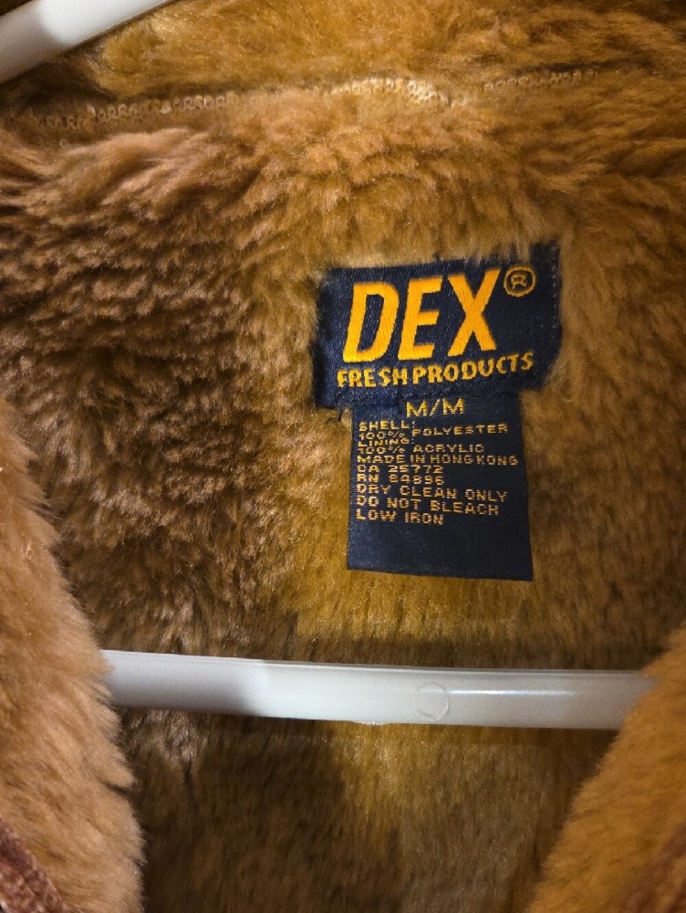Dex Brown Teddy Faux-Suede Jacket - Picture 2 of 3